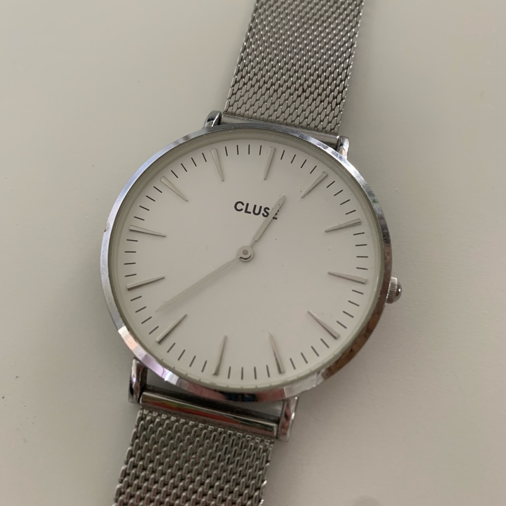 Cluse Unisex Silver Watch